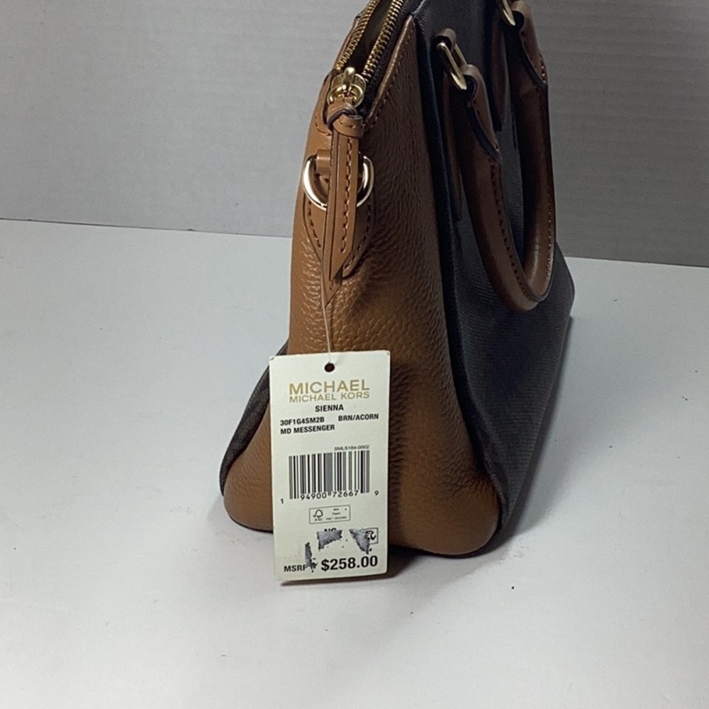 Michael Kors Sienna Medium Messenger Taglia Unica(Marrone/Acorn),Marrone ghianda - Picture 6 of 10
